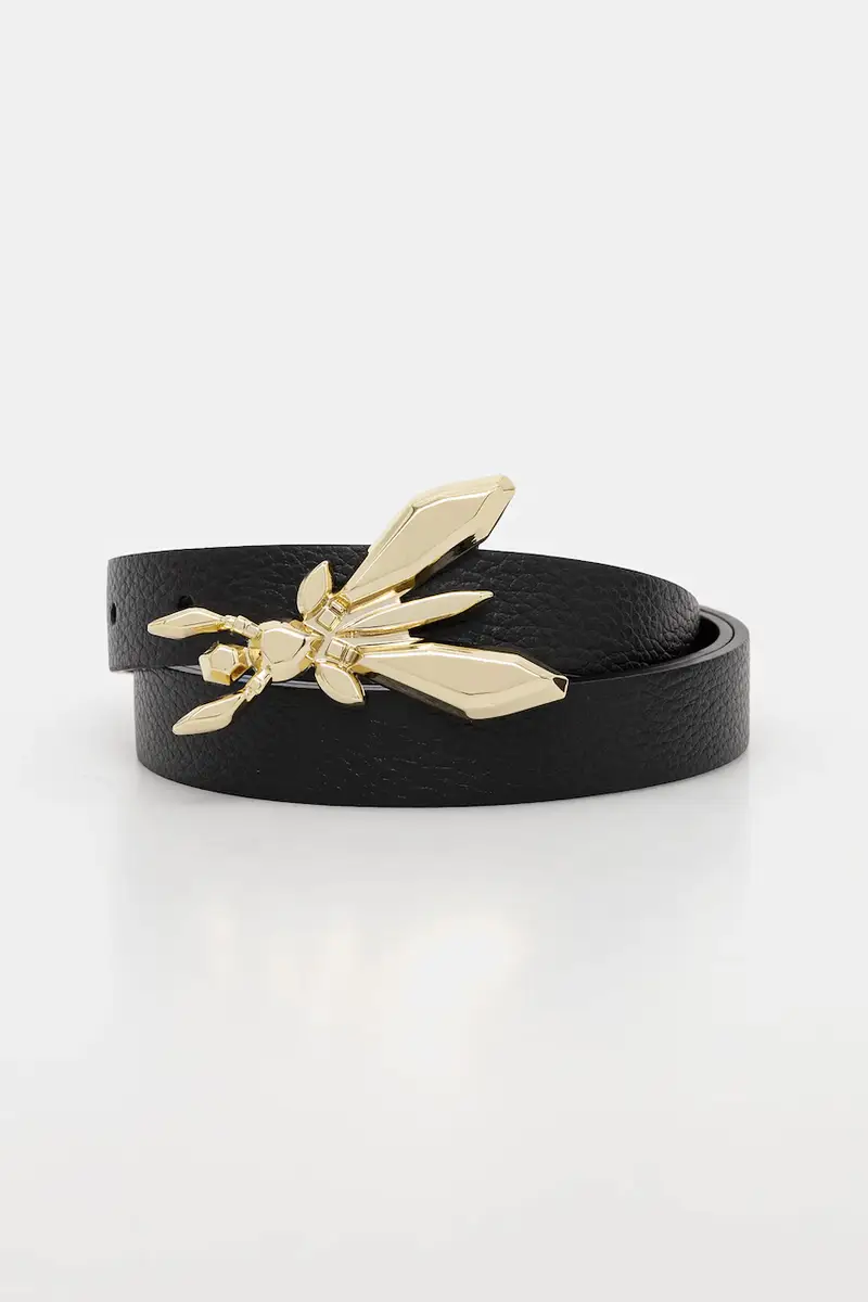 cintura in pelle donna colore nero 8W0016 L001