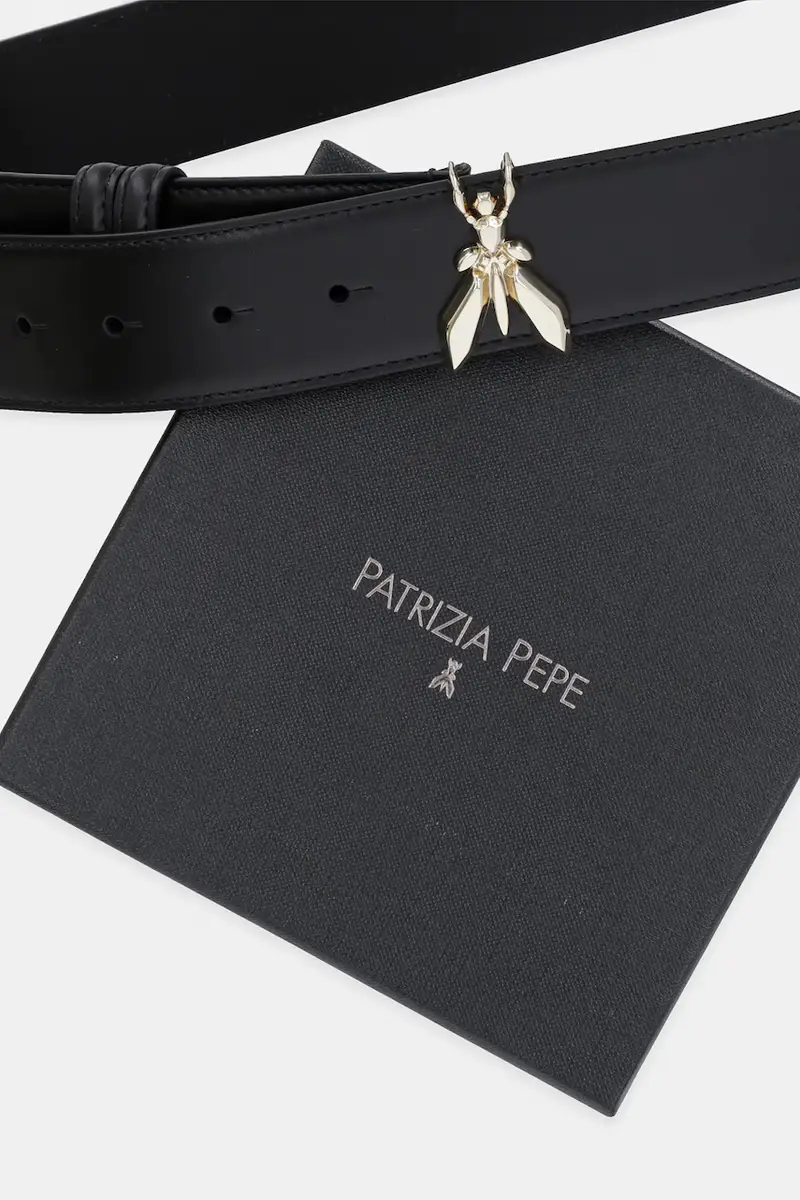 cintura in pelle donna colore nero 8W0051 L048 miniatura 3