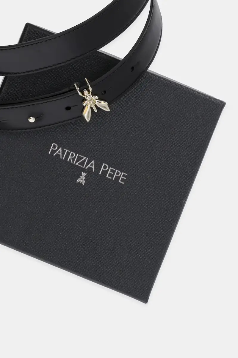 cintura in pelle donna colore nero 8W0052 L048 miniatura 3