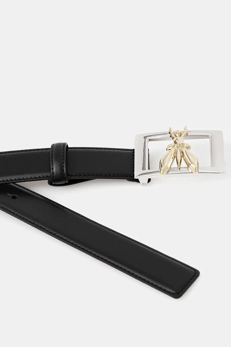 cintura in pelle donna colore nero 8W0054 L048 miniatura 2