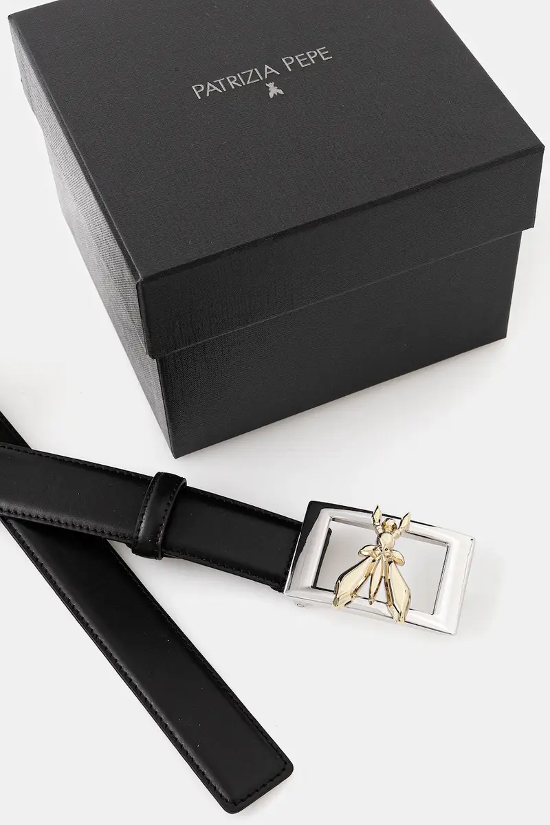 cintura in pelle donna colore nero 8W0054 L048 miniatura 3