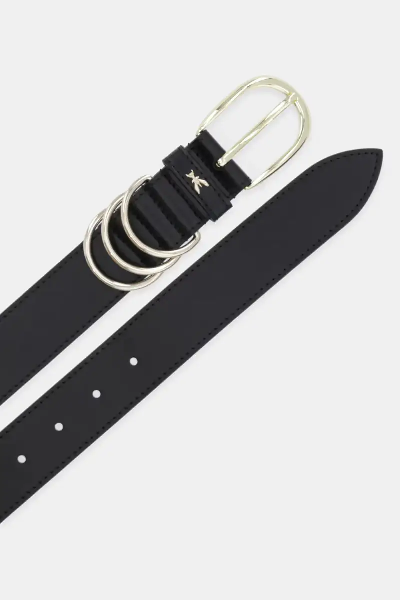 cintura in pelle donna colore nero 8W0069 L048 miniatura 2
