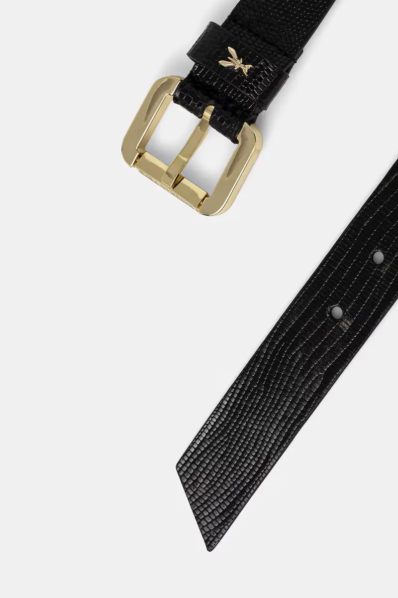 cintura in pelle donna colore nero 8W8684 L137 miniatura 2