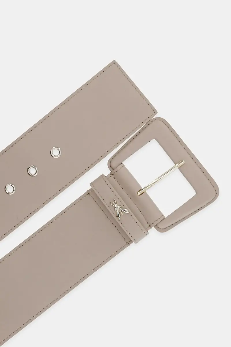 cintura in pelle donna colore nero CW8783 L048 Beige miniatura 2