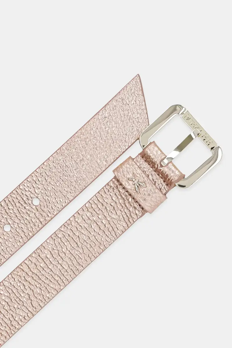 cintura in pelle donna colore rosa 8W8684 L138 miniatura 2