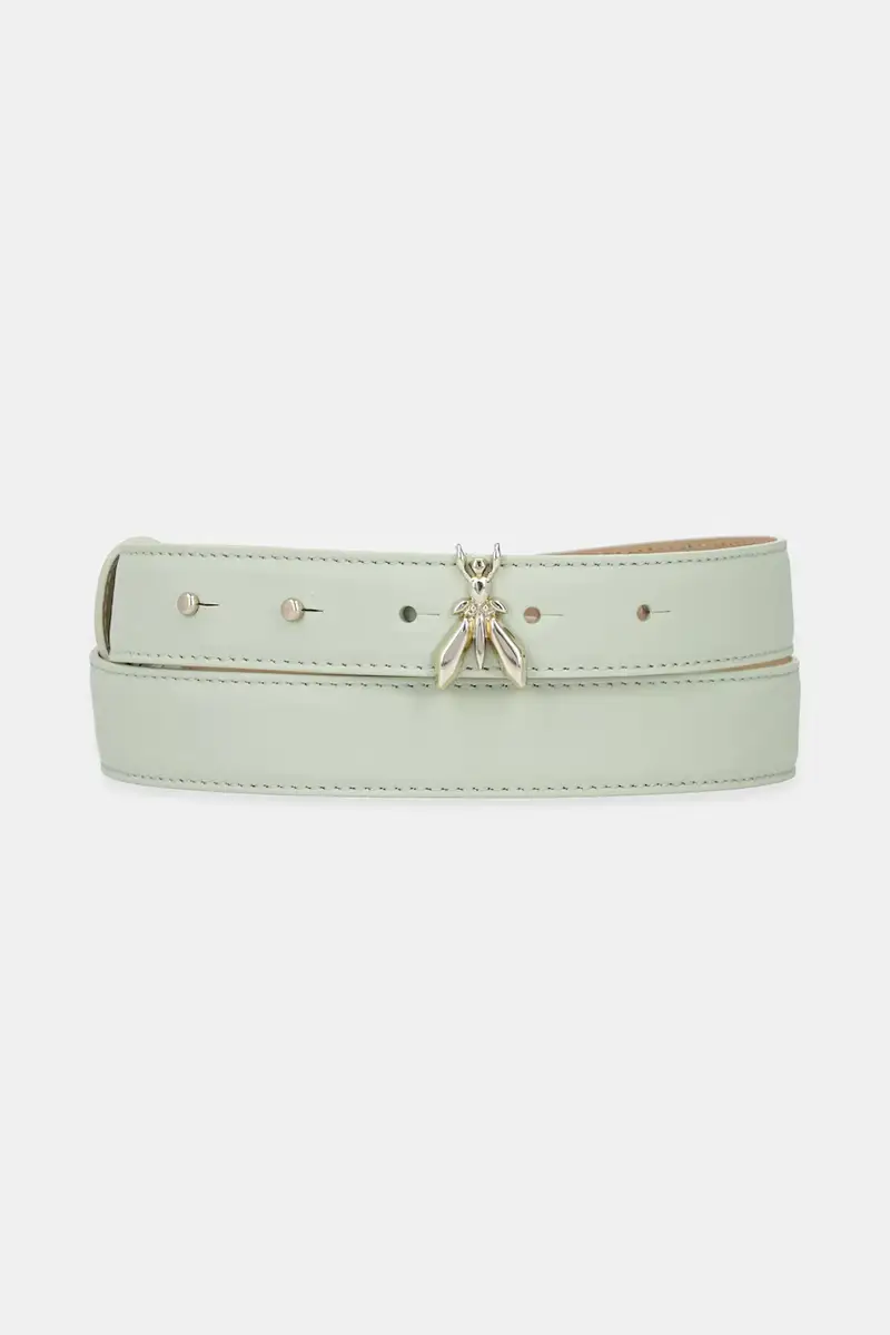 cintura in pelle donna colore verde 8W0052 L048