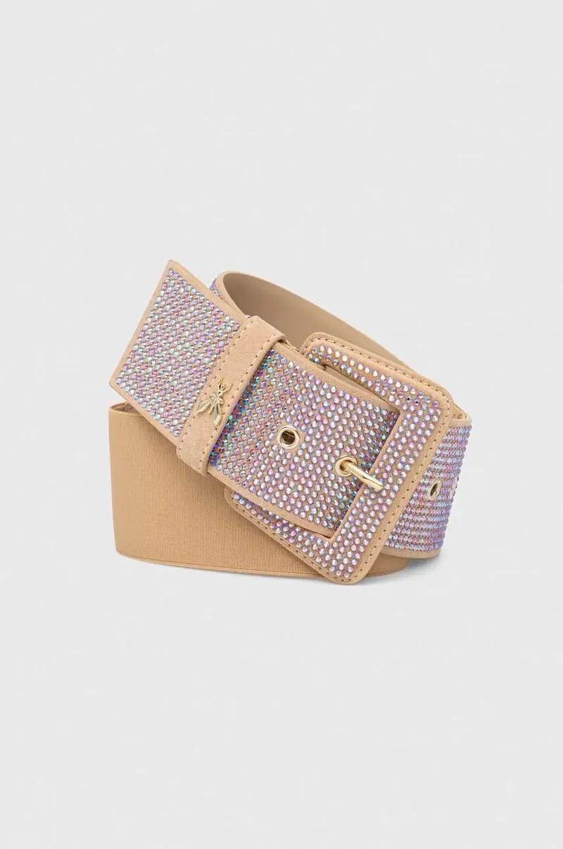 cintura in pelle scamosciata colore rosa