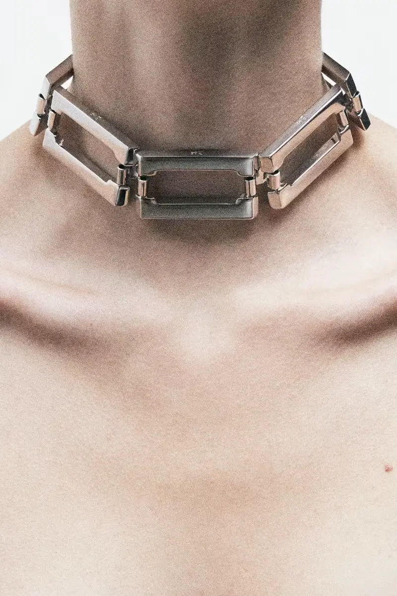 Collana Metal Square