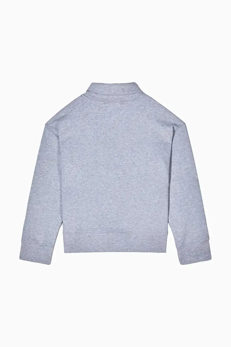 felpa in cotone bambino/a J315 colore grigio 7M0931 miniatura 2