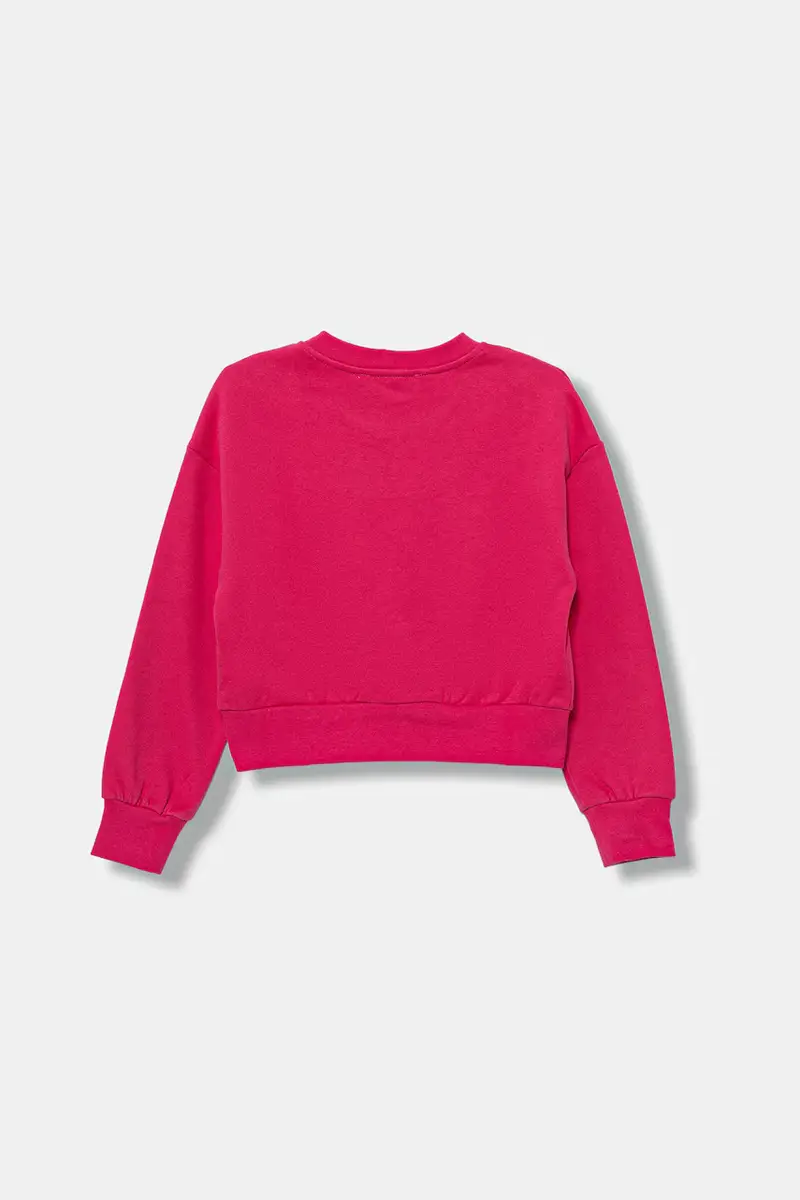 felpa in cotone bambino/a J315 colore rosa 7M0932 miniatura 2