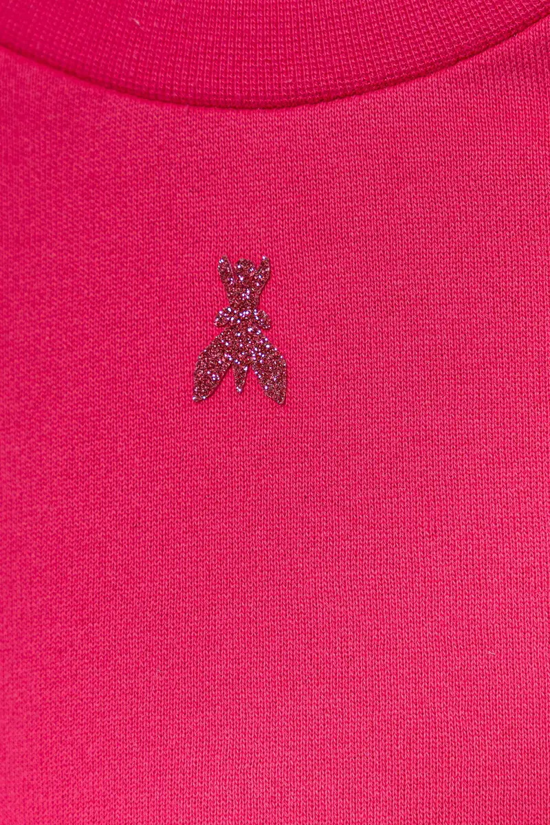 felpa in cotone bambino/a J315 colore rosa 7M0932 miniatura 3