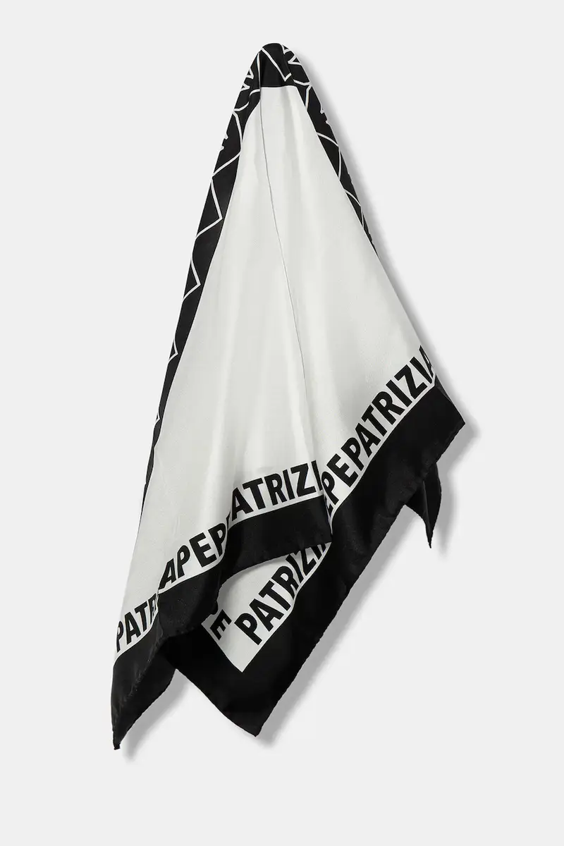 foulard in seta donna colore nero 8F0081 A4X1