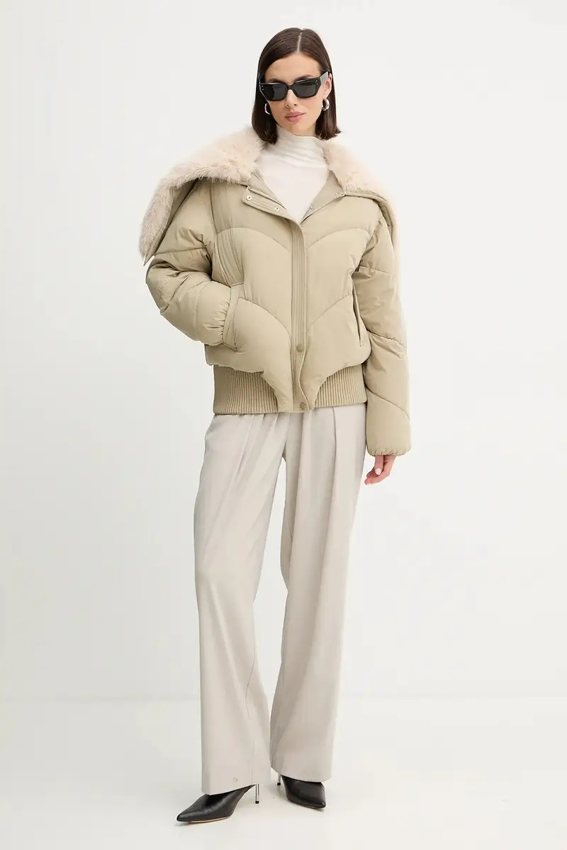 giacca colore beige 2O0186 A674 miniatura 2