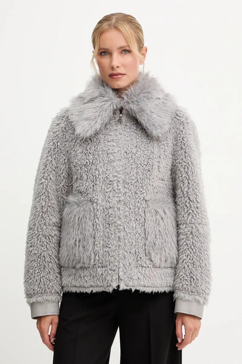 giacca colore grigio 2O0176 E075 miniatura 2