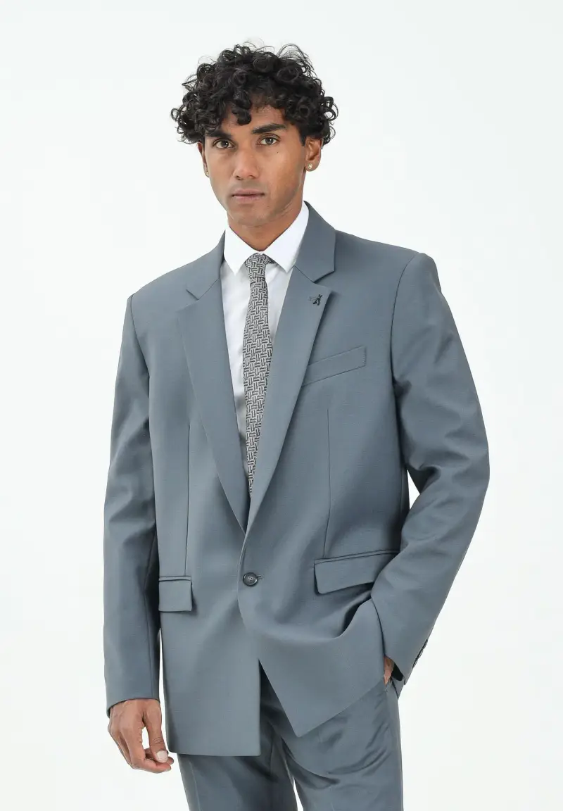 Giacca (IM)PERFECTION grigia da uomo miniatura 2