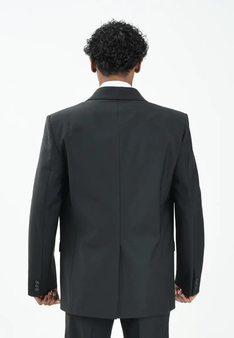 Giacca (IM)PERFECTION monopetto nera da uomo miniatura 3