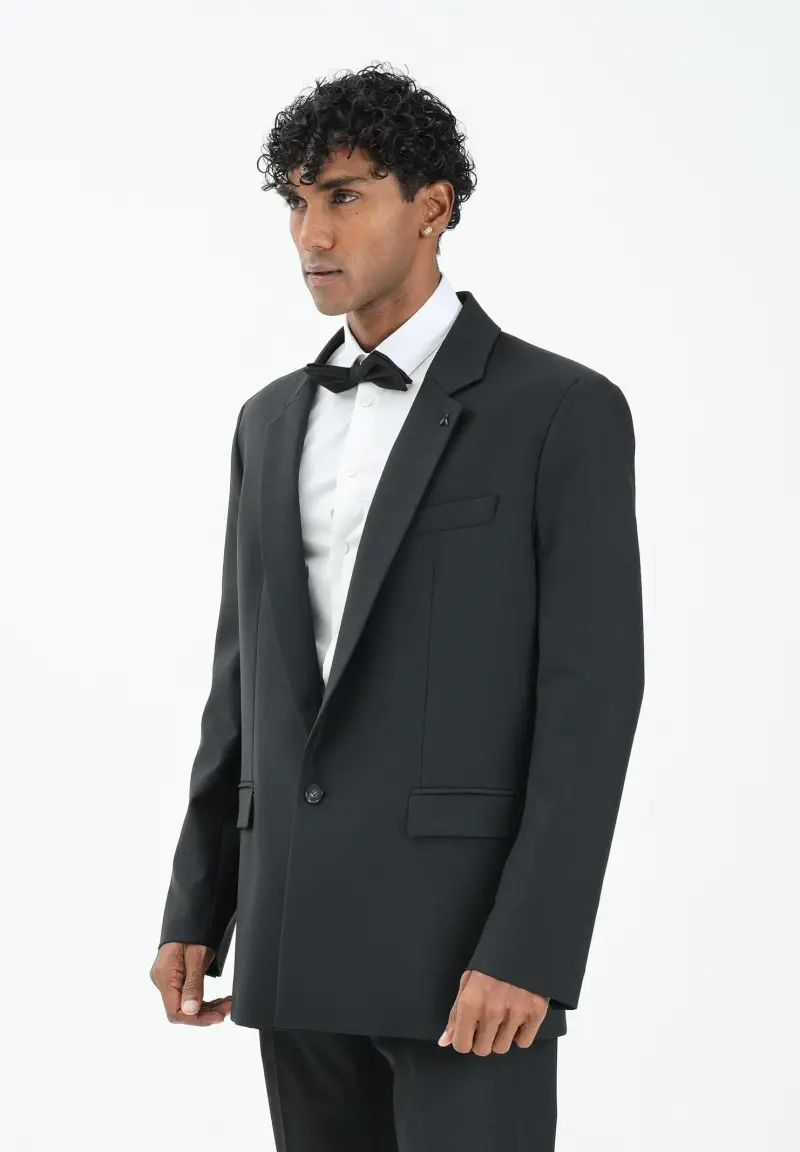 Giacca (IM)PERFECTION monopetto nera da uomo