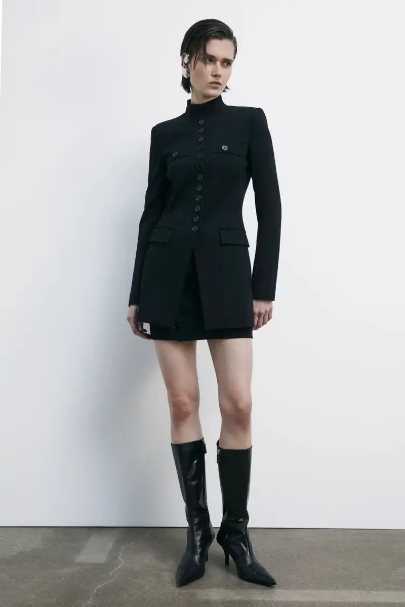 Giacca Officer Radical Rose Nero