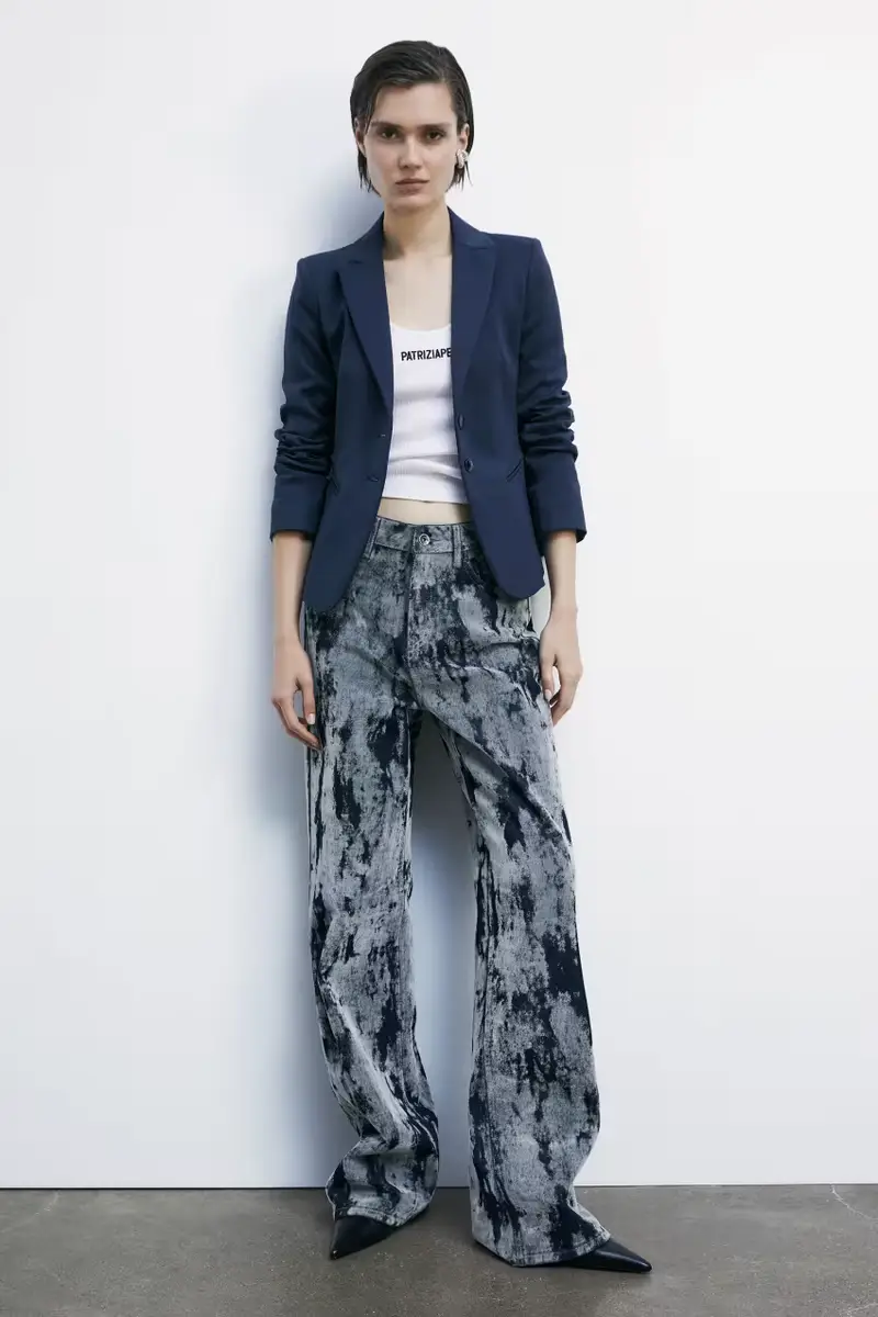 Giacca slim 2 bottoni Blu