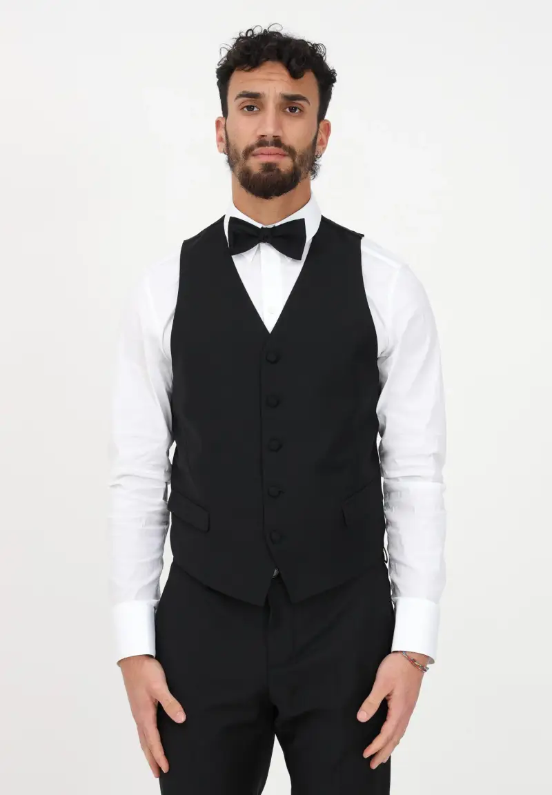 Gilet nero da uomo