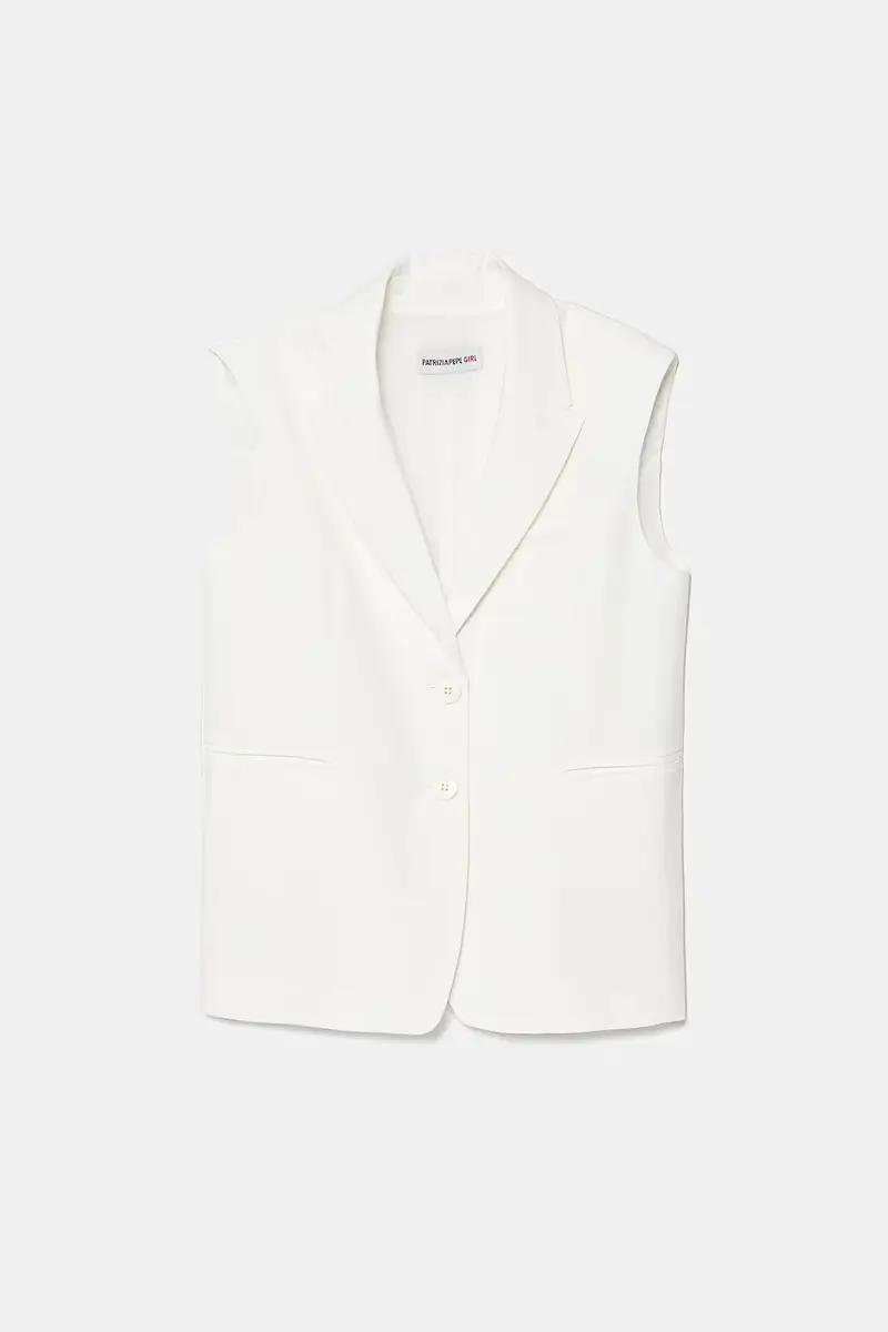 PATRIZIA PEPE Gilet Bianco 4179721