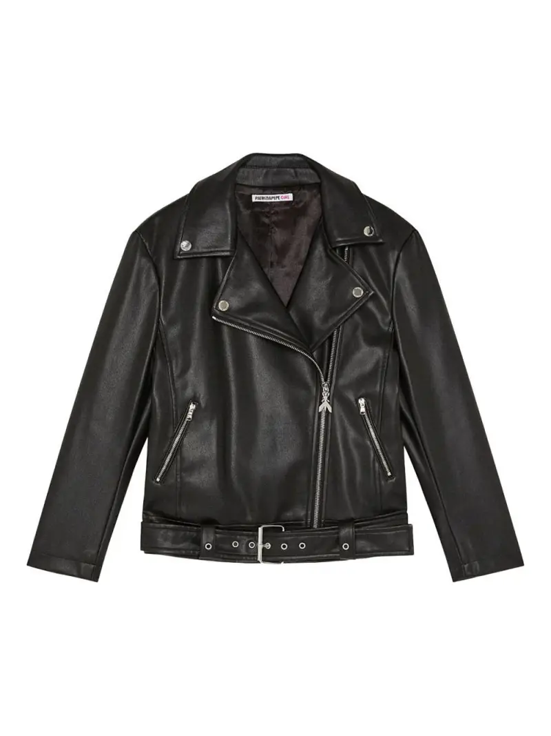 Giubbino chiodo nero miniatura 3