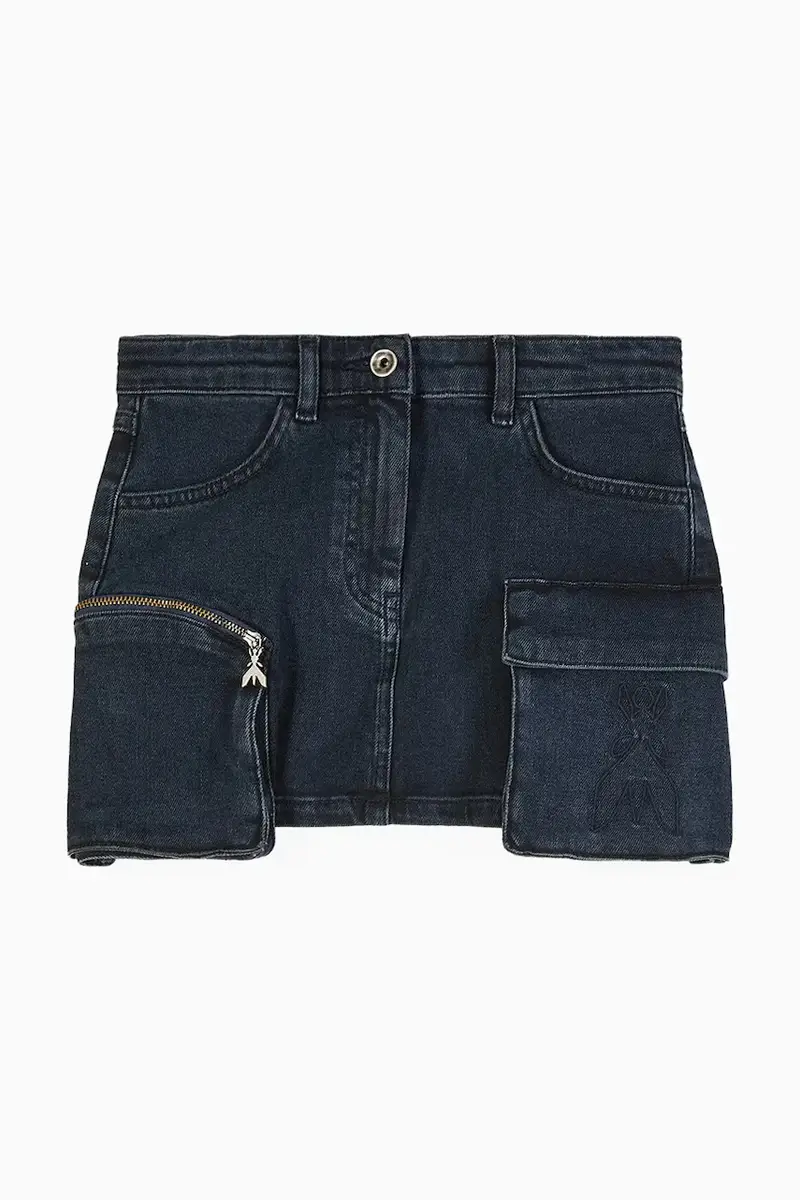 gonna bambina D118 colore blu navy 7G0147