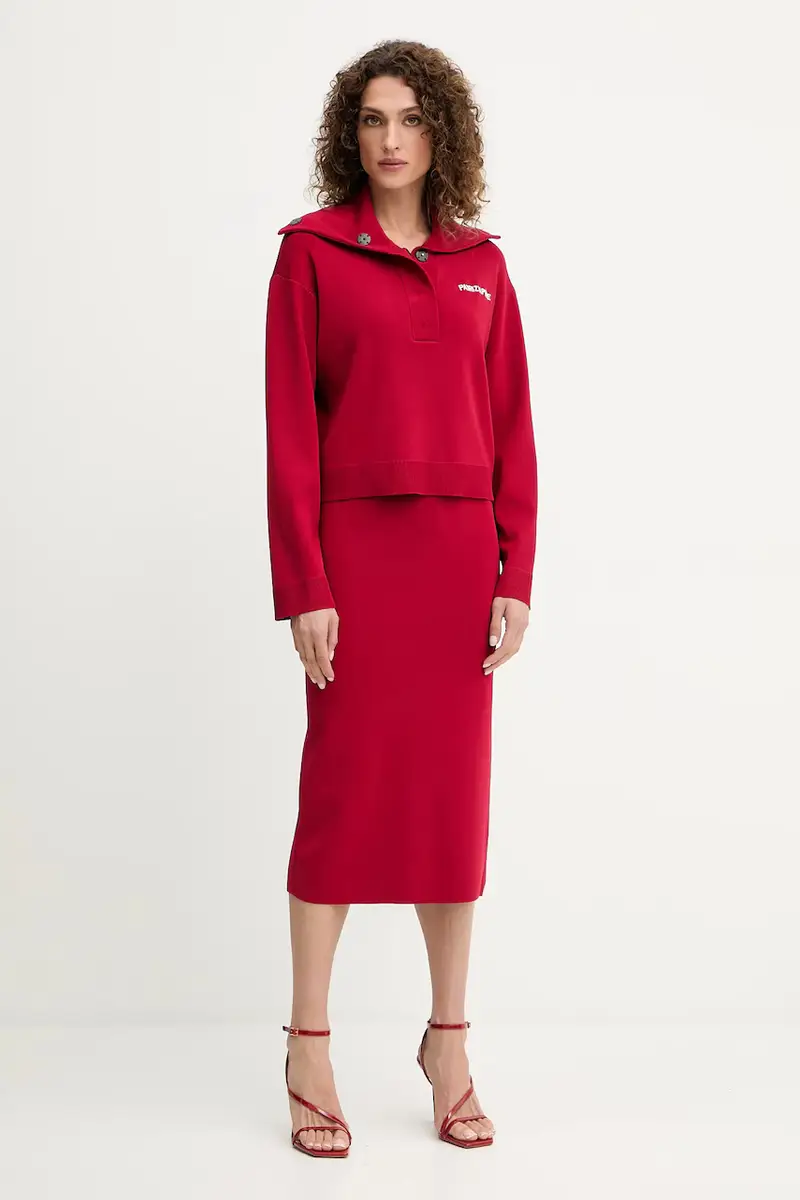 gonna colore rosso 8G0468 K266 miniatura 2