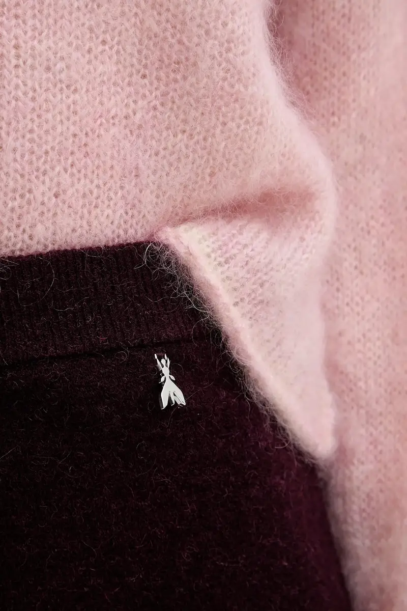 gonna con lana colore granata 2G1034 K293 miniatura 5