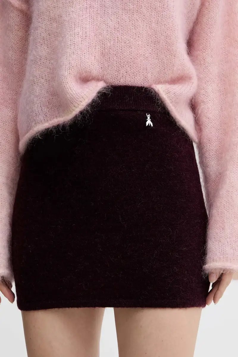 gonna con lana colore granata 2G1034 K293