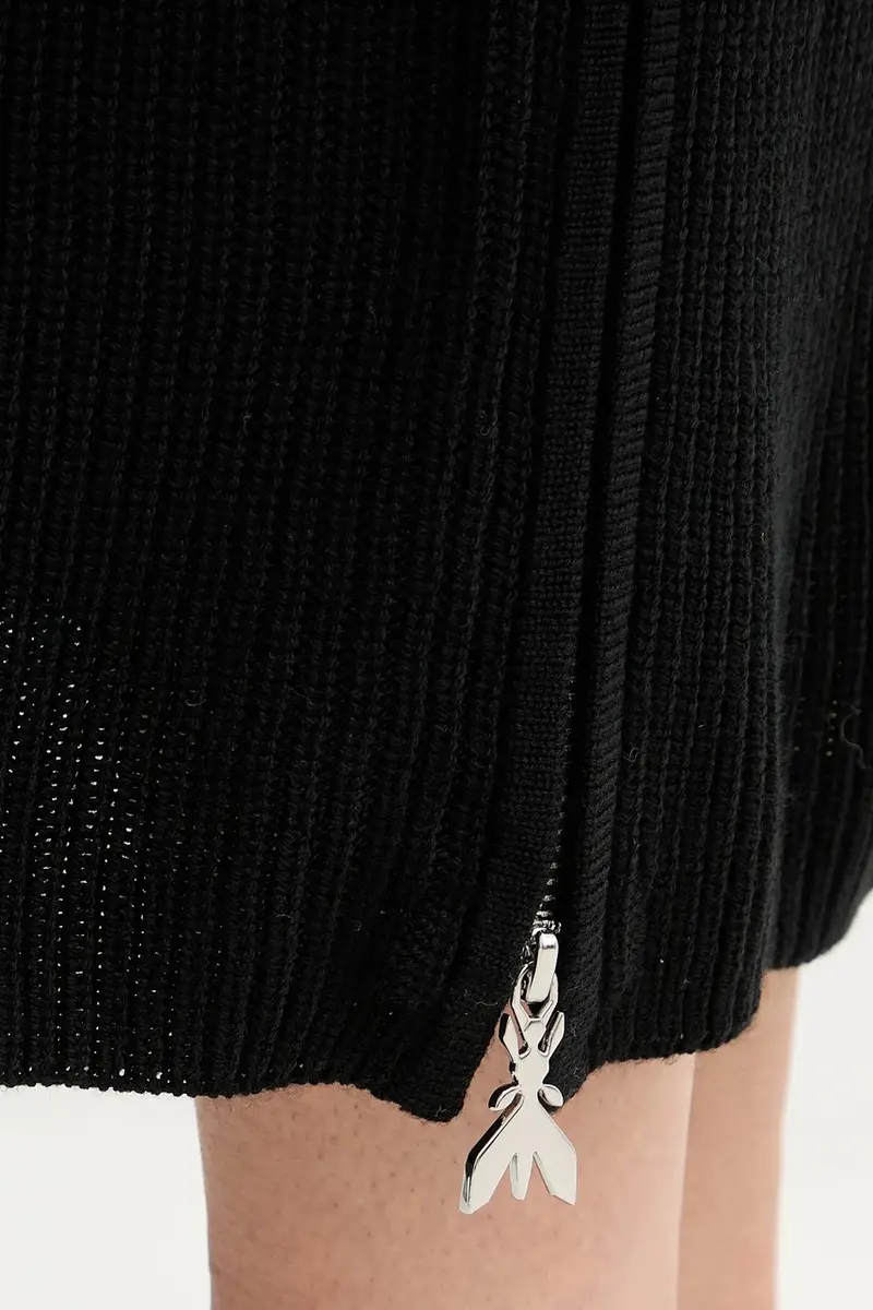 gonna con lana colore nero 2G1042 K9O3A miniatura 4