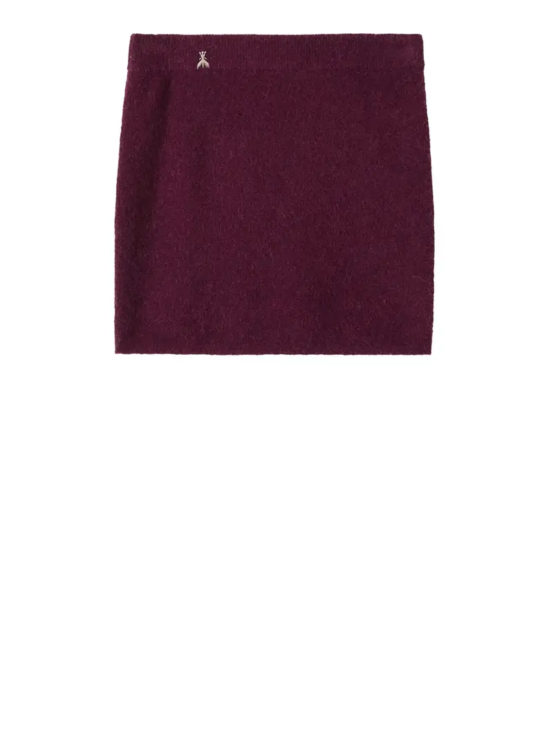 gonna mini patrizia pepe da donna - bordeaux