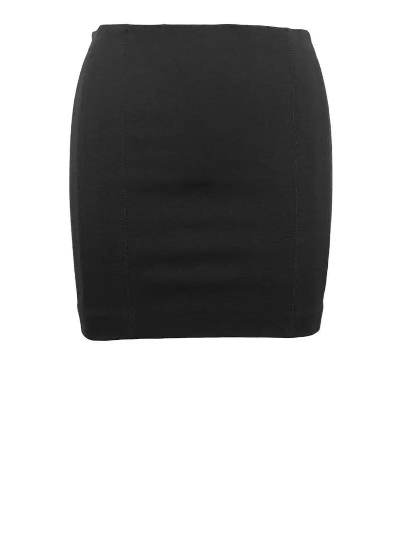 gonna mini patrizia pepe da donna - nero