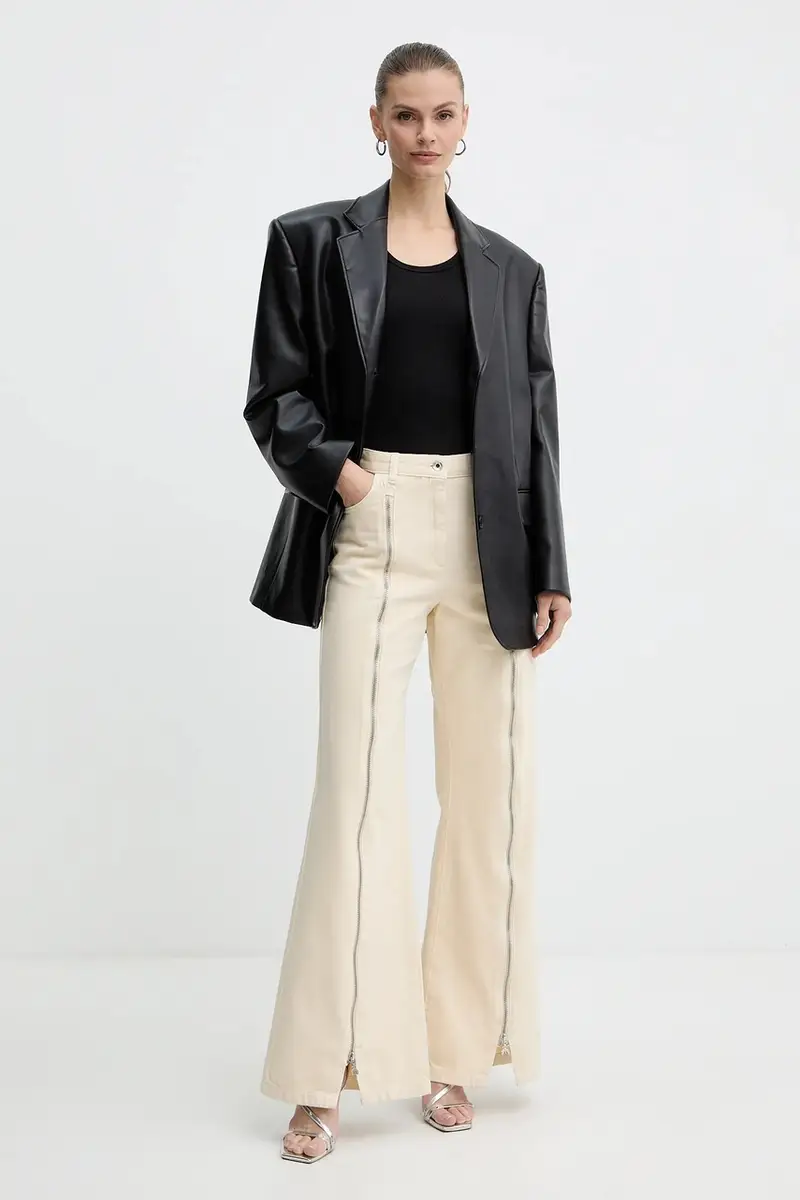 PATRIZIA PEPE Jeans Donna Beige 3840307 miniatura 2