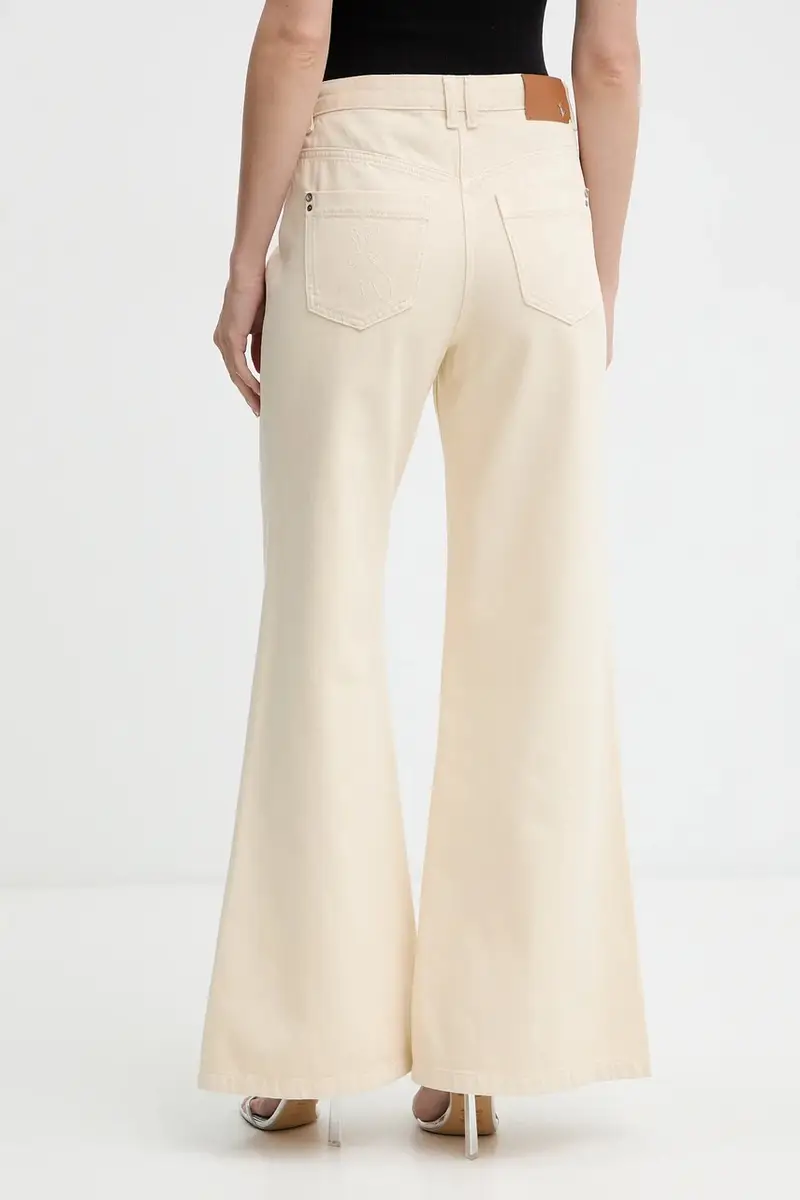 PATRIZIA PEPE Jeans Donna Beige 3840307 miniatura 3