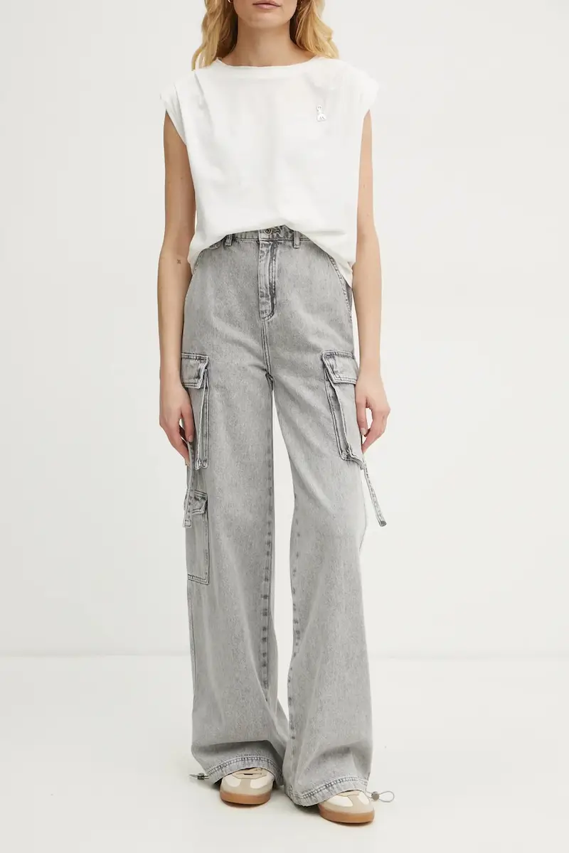 PATRIZIA PEPE Jeans Donna Grigio 2223253