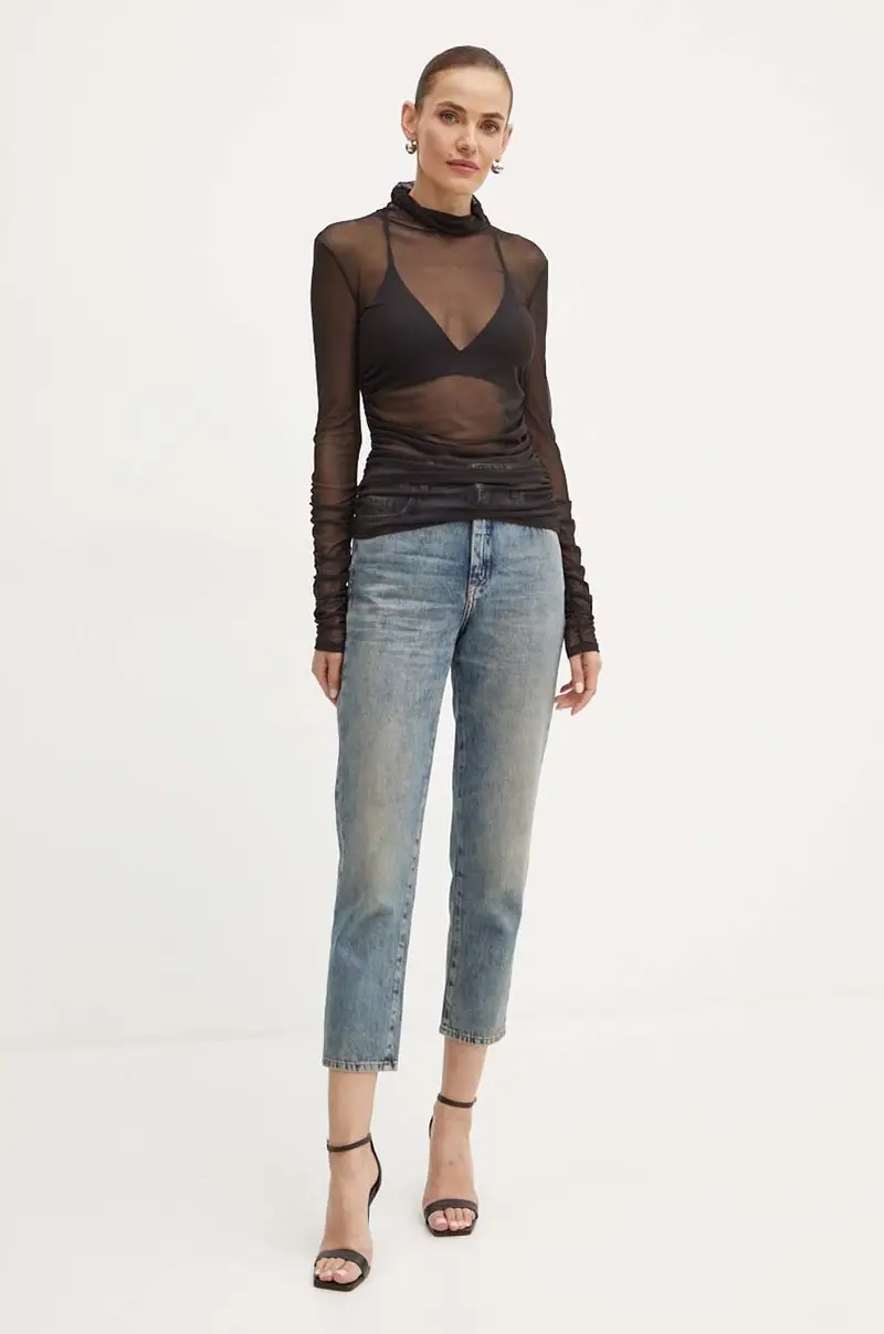 PATRIZIA PEPE Jeans Donna Blu 3840783 miniatura 2