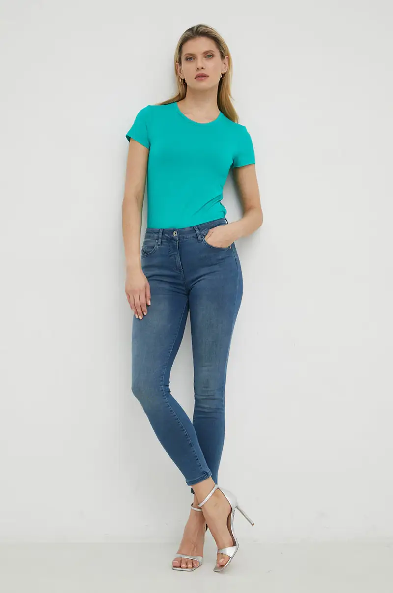 PATRIZIA PEPE Jeans Donna Blu 3840785 miniatura 2