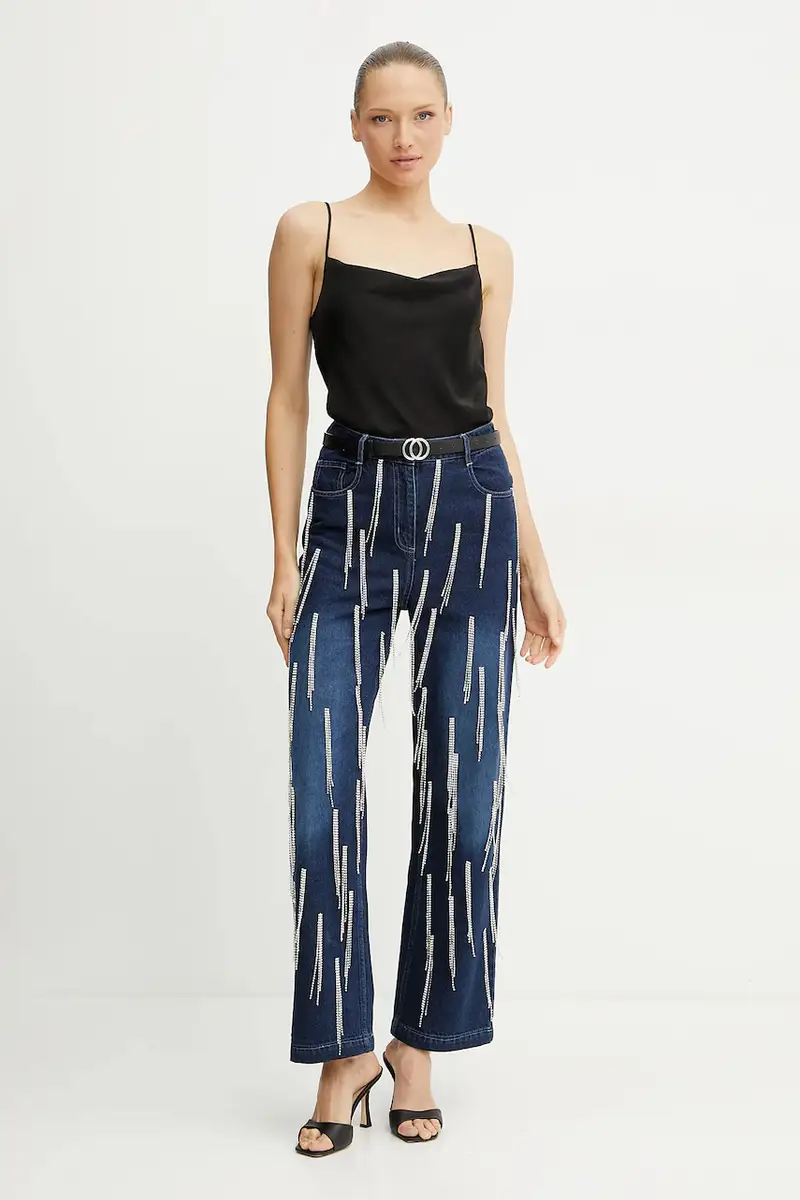 PATRIZIA PEPE Jeans Donna Blu 3596365 miniatura 2