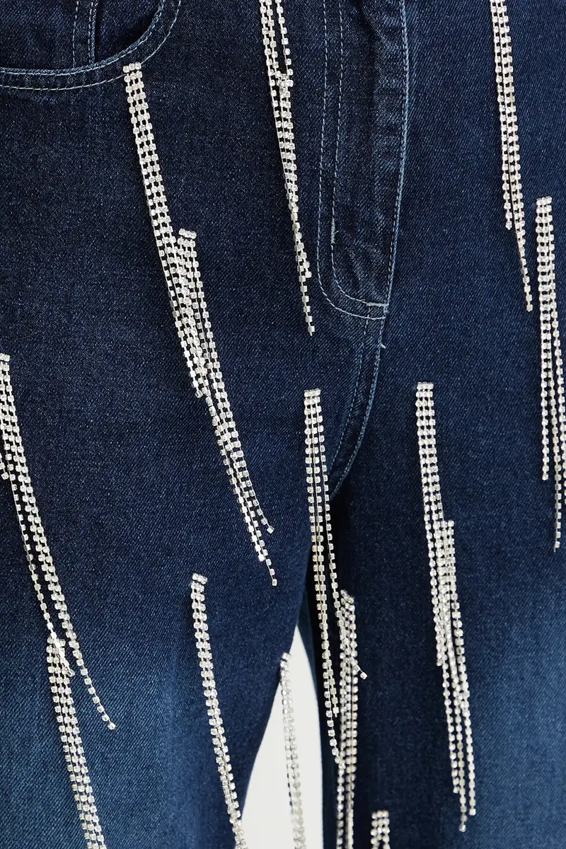 PATRIZIA PEPE Jeans Donna Blu 3596365 miniatura 4