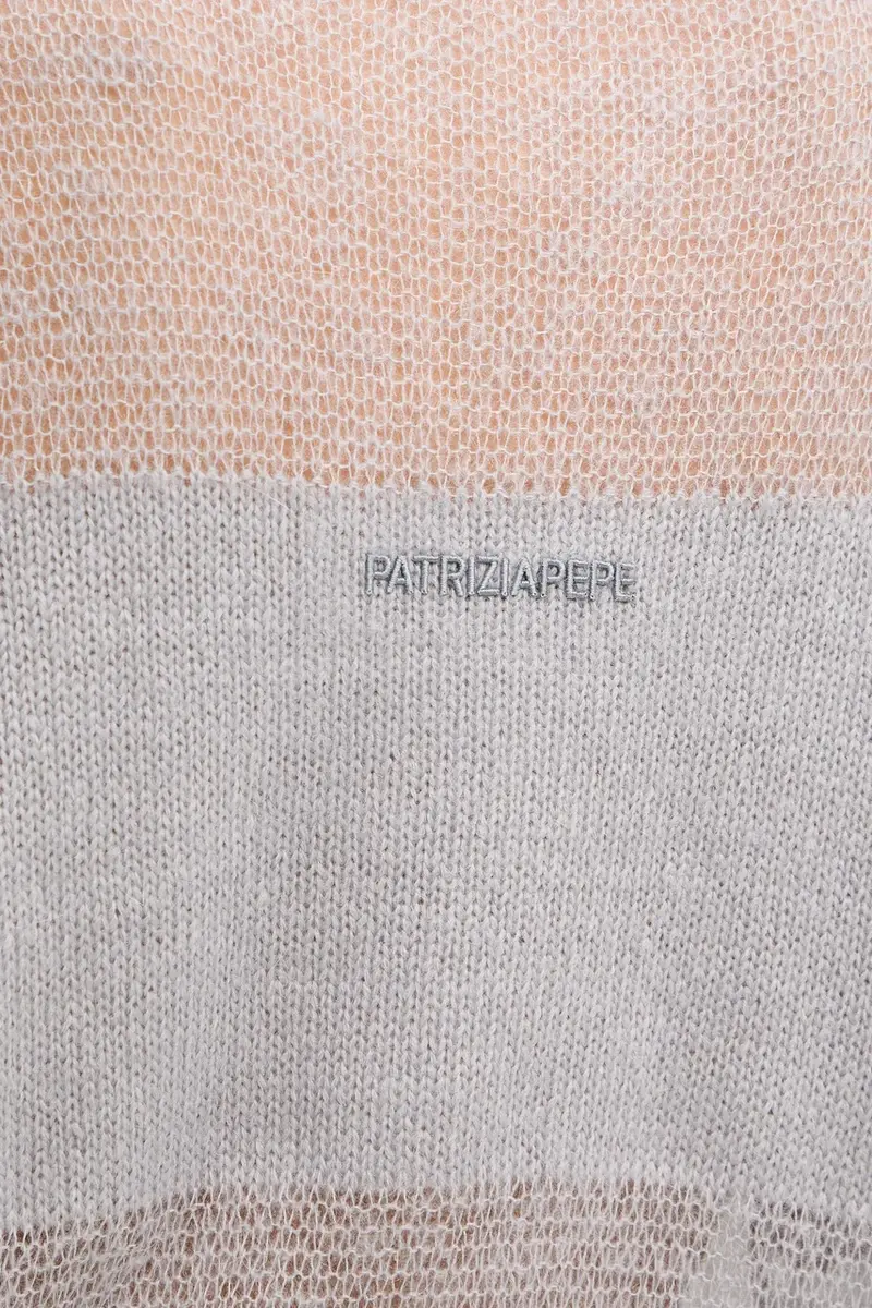 maglione con lana colore grigio 2K0335 K296 miniatura 5