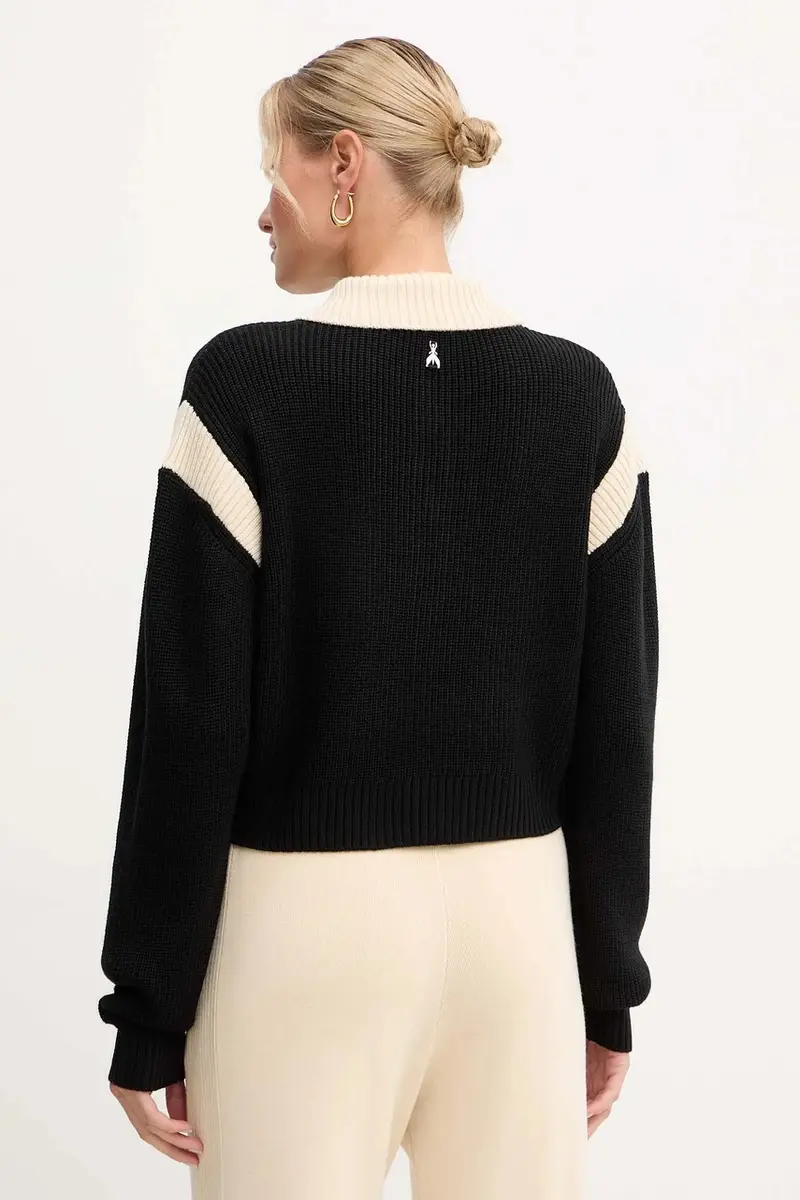 maglione con lana colore nero 2K0353 K298 miniatura 2