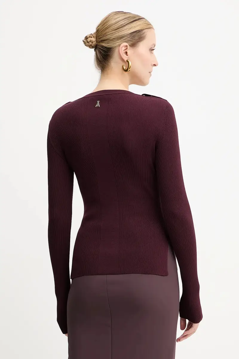 maglione donna colore granata 8K0328 K280 miniatura 3