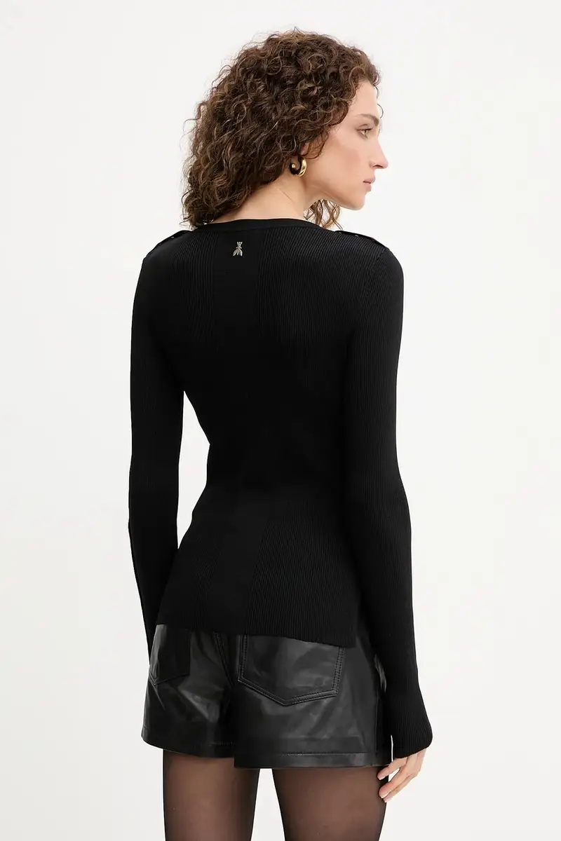 maglione donna colore nero 8K0328 K280 miniatura 3