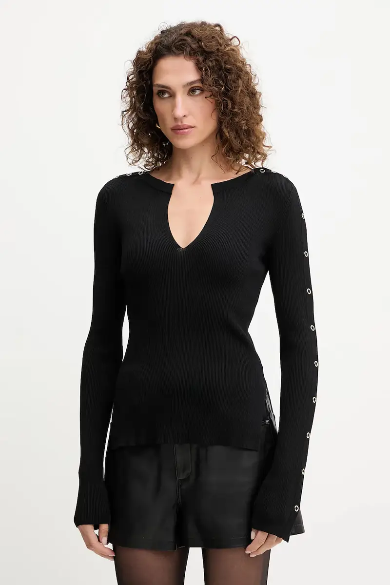 maglione donna colore nero 8K0328 K280