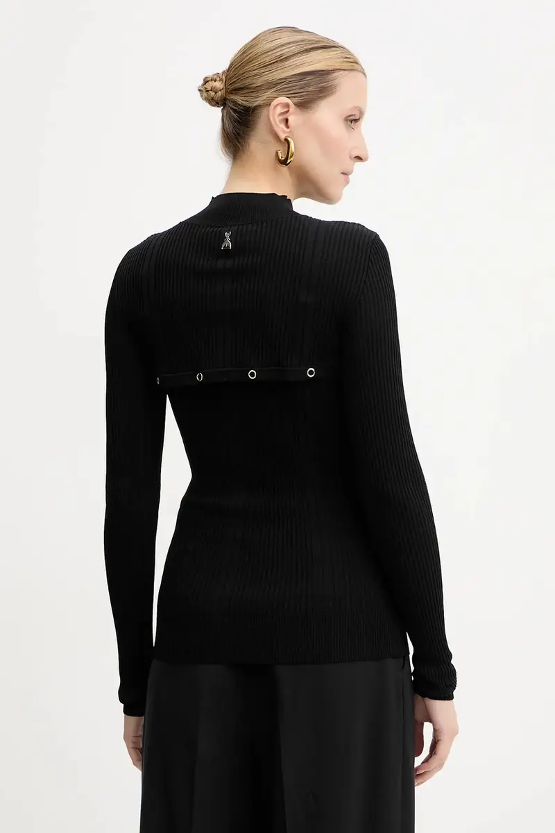 maglione donna colore nero 8K0329 K280 miniatura 3