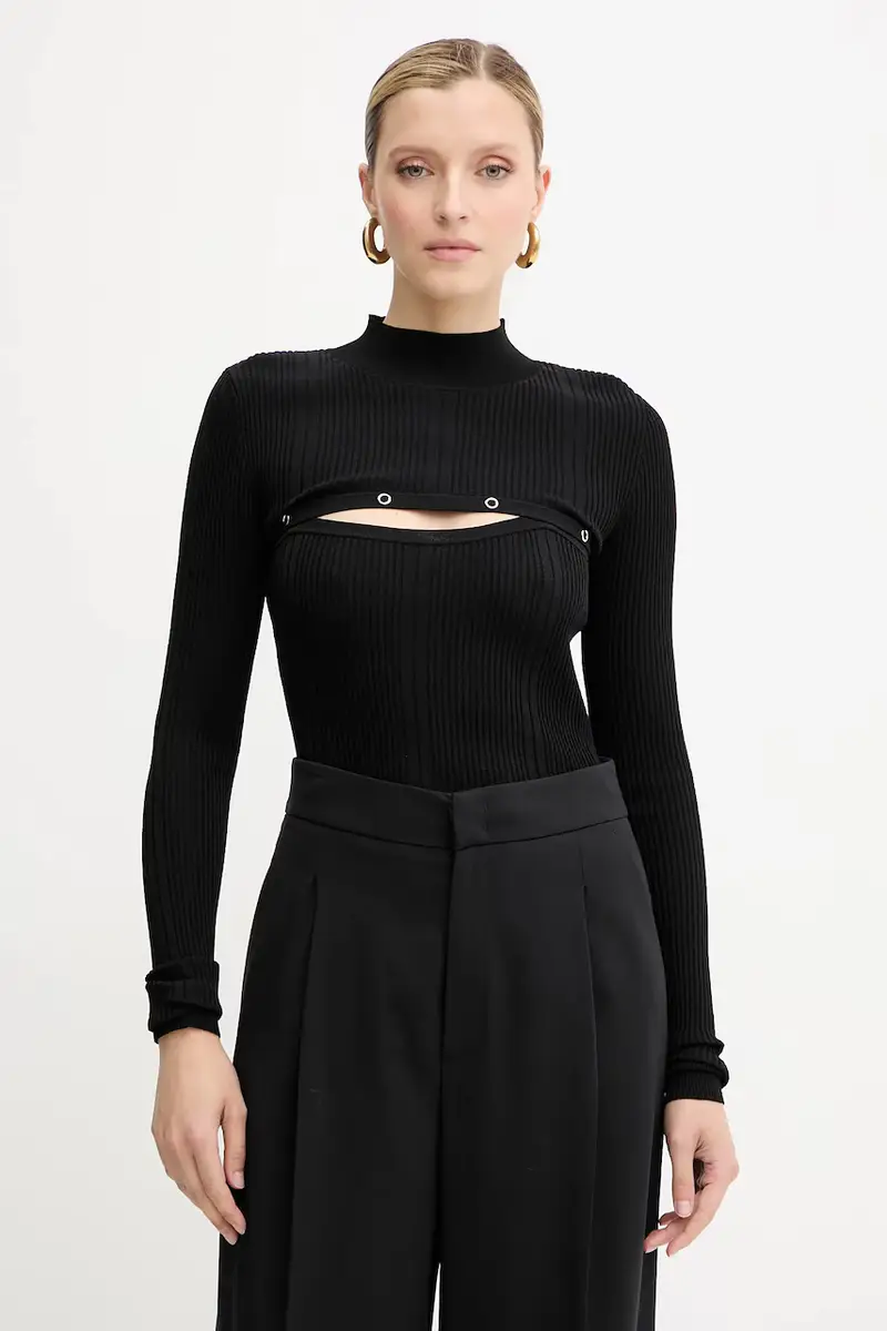 maglione donna colore nero 8K0329 K280