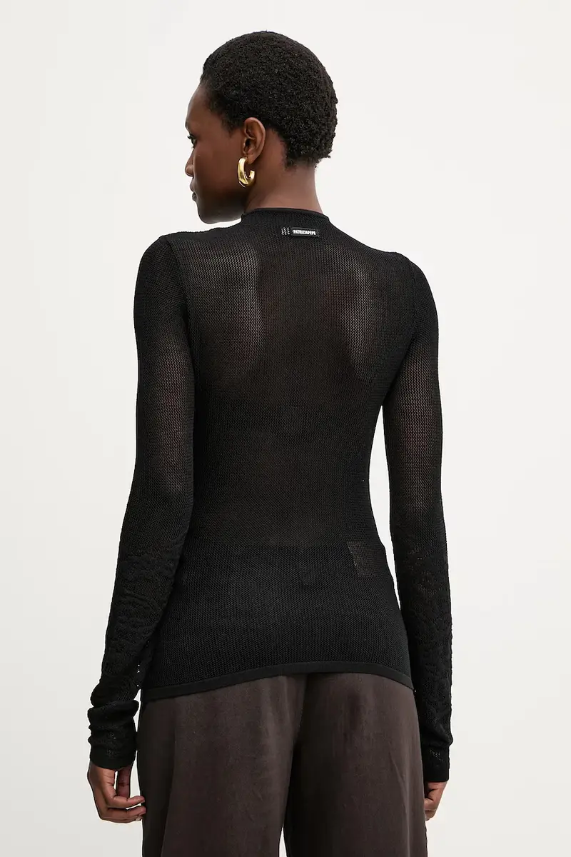 maglione donna colore nero 8K0344 K284 miniatura 3