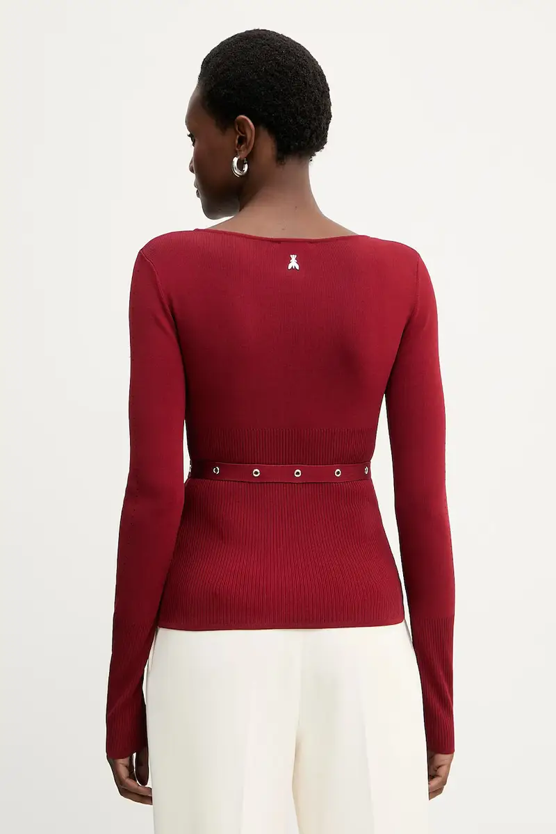 maglione donna colore rosso 8K0309 K274 miniatura 3