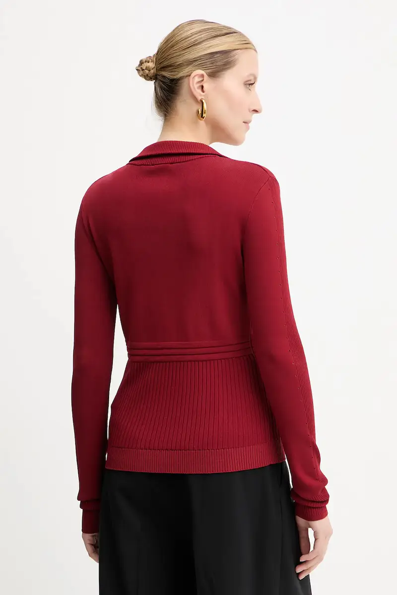 maglione donna colore rosso 8K0323 K274 miniatura 3